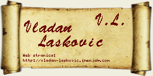 Vladan Lasković vizit kartica